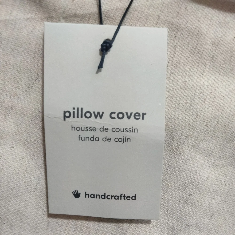 BNWT West Elm lumbar pillow cover in pink